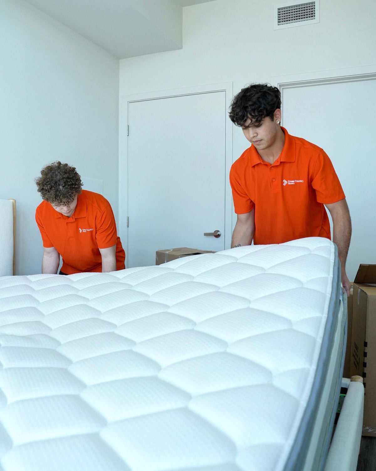 Mover wrapping a bed frame for protection